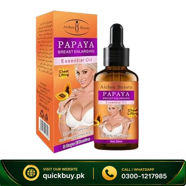 Aichun Beauty Papaya Breast Enlarging & Firming Oil – 100% Natural Herbs | 30ML