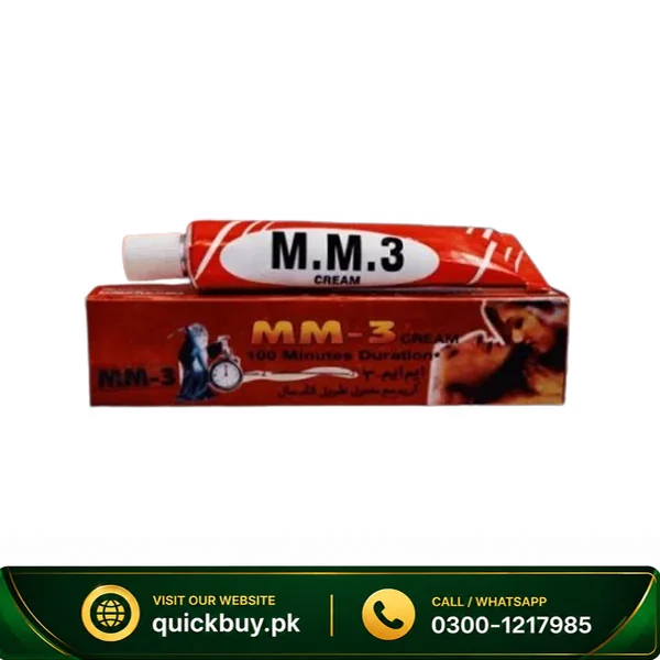 MM3 Cream - 100 Minutes Duration Delay Cream