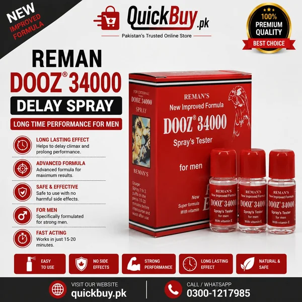 Reman Dooz 34000 Delay Spray Testers - 10 vials (5ml) Each
