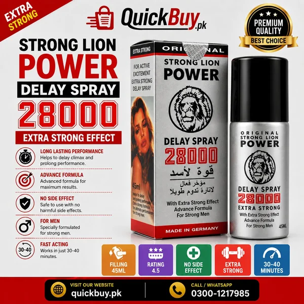Strong Lion Power Delay Spray 45ML - 28000 Extra Strong Effect
