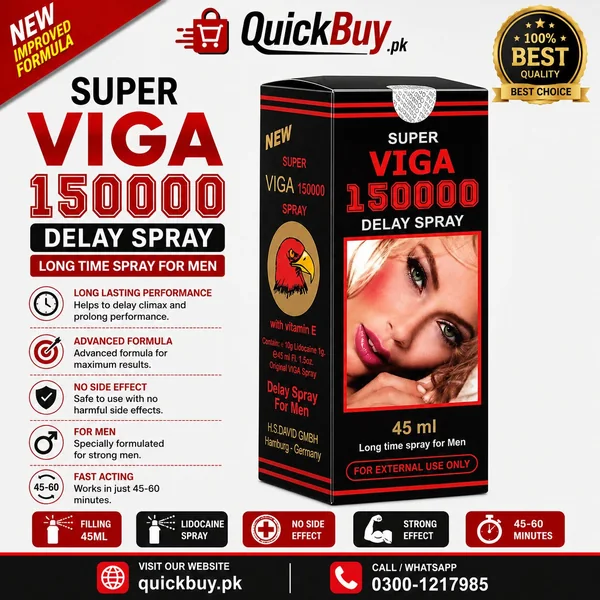 Super Viga 150000 Delay Spray for Men 45ml – Last 30-40 Min, No Side Effects