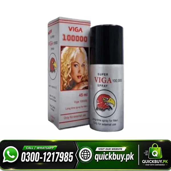 Viga 100000 Delay Spray 45ML - Last Longer & Perform Better