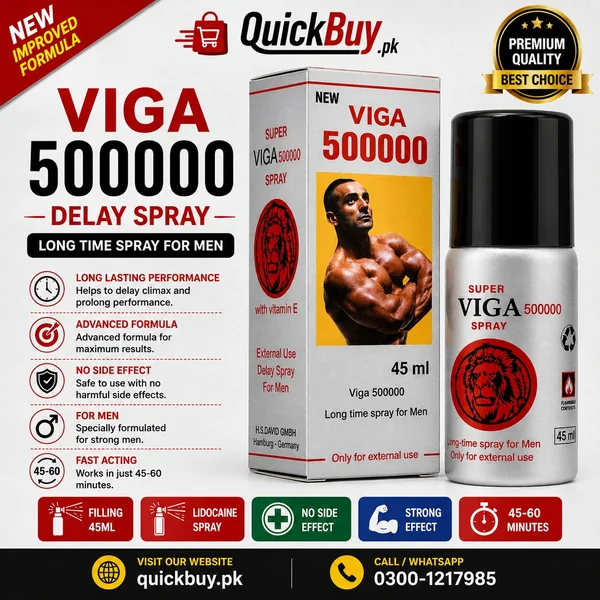 Viga 500000 Delay Spray 35ML (Silver) - Strong Effect