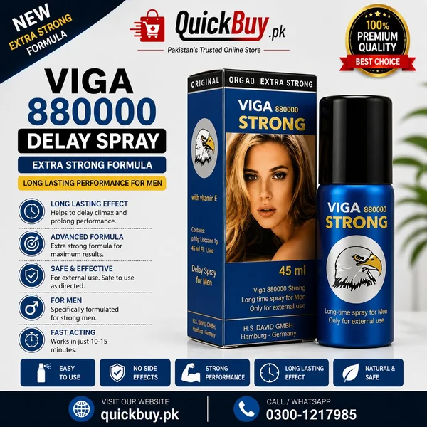 Viga 880000 Delay Spray for Men – 45ml | Last Up to 40 Minutes