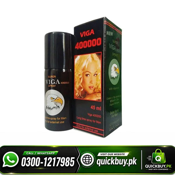 Viga Delay Spray For Men - Super Viga 400000 BLACK